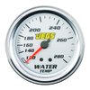 Water Temperature Gauge, 2 5/8 in. Mechanical [120-280 degrees F with Silver Face] - image 2