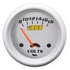 Voltmeter Gauge, 2 5/8 in. Electrical [8-18 Volts with Silver Face] - image 3