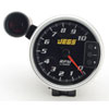 5 in. Tachometer with Shift Light and Peak RPM Memory Recall, 0-10,000 RPM [Black Face with Silver Bezel] - image 2