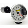 5 in. Tachometer with Shift Light and Peak RPM Memory Recall, 0-10,000 RPM [Silver Face with Silver Bezel] - image 3