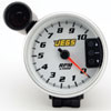 5 in. Tachometer with Shift Light and Peak RPM Memory Recall, 0-10,000 RPM [White Face with Silver Bezel] - image 2