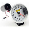 5 in. Tachometer with Shift Light and Peak RPM Memory Recall, 0-10,000 RPM [White Face with Silver Bezel] - image 3