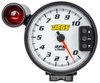 5 in. Tachometer with Shift Light and Peak RPM Memory Recall, 0-10,000 RPM [White Face with Black Bezel] - image 2
