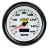 3-3/8" Electronic Programmable Speedometer White - image 4
