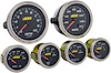 6-Gauge Set, Black Analog Face [3 3/8 in. Dia. Speedometer & Tachometer] - image 1