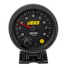 3 3/4 in. Pedestal Mount Tachometer, 0-8,000 RPM  [Black Face with Black Bezel] - image 2