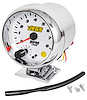 3 3/4 in. Pedestal Mount Tachometer, 0-8,000 RPM [White Face with Chrome Bezel] - image 1