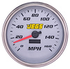 5 in. Electronic Programmable Speedometer [Silver Face, 0-160 mph] - image 1