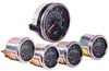 Retro Muscle Car 5-Gauge Set, Black Analog Face [5 in. Dia. Speedometer] - image 2