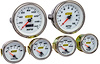 6-Gauge Set, White Analog Face [5 in. Dia. Speedometer & Tachometer] - image 1