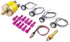 6-Gauge Set, White Analog Face [5 in. Dia. Speedometer & Tachometer] - image 4