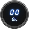 Oil Pressure Gauge LED Digital [Black Bezel, Black Face , White Numbers] - image 1