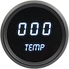 Water Temperature Gauge LED Digital [Black Bezel, Black Face, White Numbers] - image 1