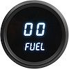 Fuel Level Gauge LED Digital [Black Bezel, Black Face, White Numbers] - image 1