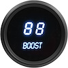 Boost Gauge LED Digital [Black Bezel, Black Face, White Numbers] - image 1