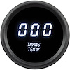 Transmission Temperature Gauge LED Digital [Black Bezel, Black Face, White Numbers] - image 1