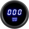 Transmission Temperature Gauge LED Digital [Black Bezel, Black Face, Blue Numbers] - image 1