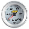 Oil Pressure Gauge [2 1/16 in. Mechanical, 0-100PSI with White Face] - image 2