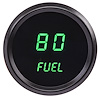 Fuel Level Gauge LED Digital [Black Bezel, Black Face, Green Numbers] - image 1