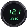 Voltmeter Gauge LED Digital [Black Bezel, Black Face, Green Numbers] - image 1