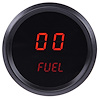 Fuel Level Gauge LED Digital [Black Bezel, Black Face, Red Numbers] - image 1