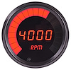 Tachometer LED Digital [Black Bezel, Black Face, Red Numbers and Bar Graph] - image 1