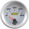 Oil Pressure Gauge [2 1/16 in. Electrical, 0-100PSI with White Face] - image 2