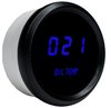 Oil Temperature Gauge LED Digital [Black Bezel, Black Face, Blue Numbers] - image 3