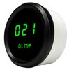 Oil Temperature Gauge LED Digital [Black Bezel, Black Face, Green Numbers] - image 3