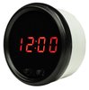 Clock LED Digital [Black Bezel, Black Face, Red Numbers] - image 2