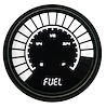 Fuel Level Gauge LED Bar Graph [Black Bezel, Black Face, White Numbers] - image 1