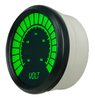 Voltmeter LED Bar Graph [Black Face, Black Bezel, Green Numbers] - image 2