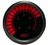 Voltmeter LED Bar Graph [Black Face, Black Bezel, Red Numbers] - image 1