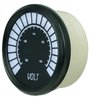 Voltmeter LED Bar Graph [Black Face, Black Bezel, White Numbers] - image 3