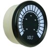 Voltmeter LED Bar Graph [Black Face, Black Bezel, White Numbers] - image 4