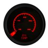 Oil Temperature Gauge LED Bar Graph [Black Bezel, Black Face, Red Numbers] - image 2