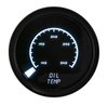 Oil Temperature Gauge LED Bar Graph [Black Bezel, Black Face, White Numbers] - image 2