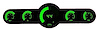5-Gauge LED Bargraph Panel [Green] - image 1