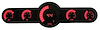 5-Gauge LED Bargraph Panel [Red] - image 1