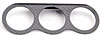 Carbon Fiber Gauge Panel 3 Hole - image 3