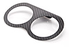 Carbon Fiber Gauge Panel 2 Hole - image 1