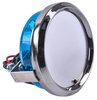Tachometer LED Bar Graph [Chrome Bezel, Black Face, Blue Numbers and Bar Graph] - image 2