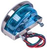 Tachometer LED Bar Graph [Chrome Bezel, Black Face, Blue Numbers and Bar Graph] - image 3