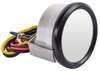Fuel Level Gauge LED Digital [Black Bezel, Chrome Face, Blue Numbers] - image 2