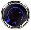 Fuel Level Gauge LED Bar Graph [Chrome Bezel, Black Face, Blue Numbers] - image 1