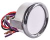 Voltmeter LED Bar Graph [Chrome Bezel, Chrome Face, Blue Numbers] - image 2