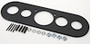 Bezel for 5-Gauge Panel [Billet, Black Anodized] - image 1