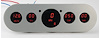 Bezel for 5-Gauge Panel Billet Clear Anodized - image 1