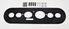 Bezel for 6-Gauge Panel Billet Black Anodized - image 2