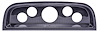 5-Gauge Dash Panel Insert for 1960-1963 Chevrolet, GMC C/K Series Truck [Carbon Fiber] - image 1